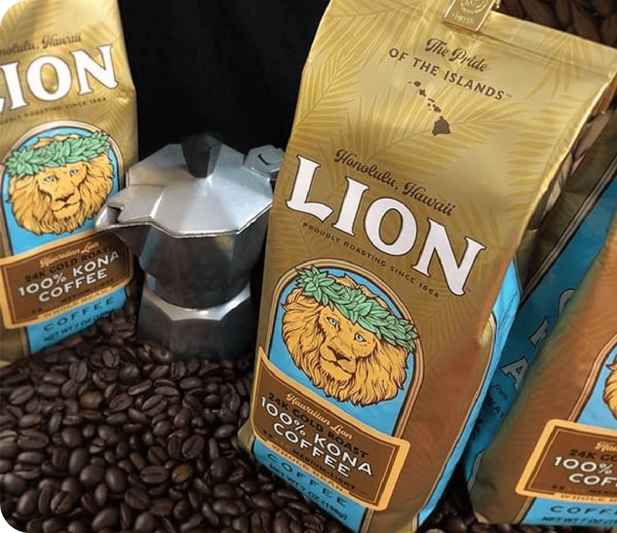 コーヒー豆と商品